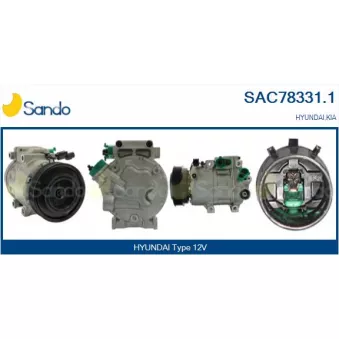 Compresseur, climatisation SANDO OEM 977013K220
