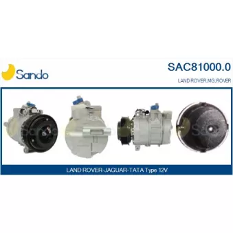 Compresseur, climatisation SANDO OEM JPB500130