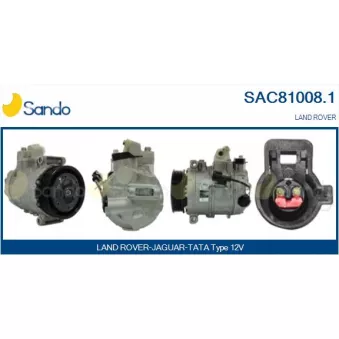 Compresseur, climatisation SANDO SAC81008.1