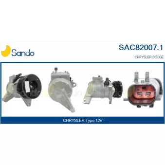 Compresseur, climatisation SANDO OEM 04677144AB