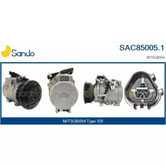 Compresseur, climatisation SANDO OEM MR513348