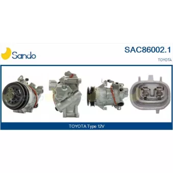 Compresseur, climatisation SANDO OEM 883100D280