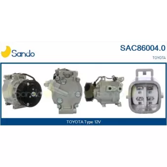 Compresseur, climatisation SANDO OEM 8831002180