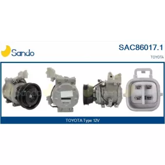 Compresseur, climatisation SANDO OEM 8841033090