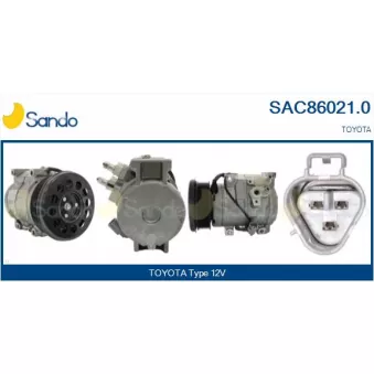 Compresseur, climatisation SANDO OEM 8841035430