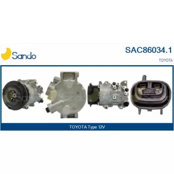 Compresseur, climatisation SANDO OEM 883100R030