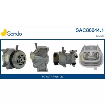 Compresseur, climatisation SANDO OEM 883100D410