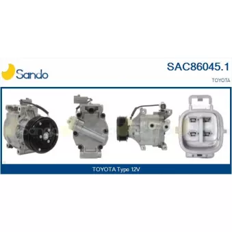 Compresseur, climatisation SANDO OEM 8831002182