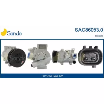 Compresseur, climatisation SANDO OEM 8831002370