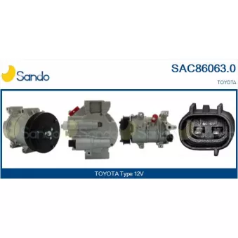 Compresseur, climatisation SANDO OEM 8831002790