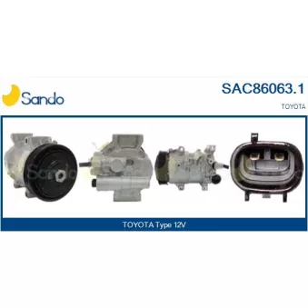Compresseur, climatisation SANDO OEM 8831002790