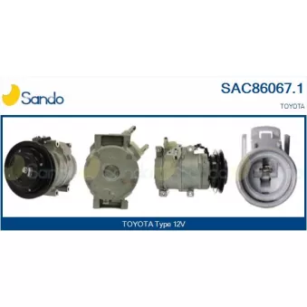 Compresseur, climatisation SANDO SAC86067.1