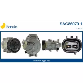 Compresseur, climatisation SANDO OEM 883100F010