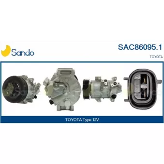 Compresseur, climatisation SANDO OEM 8831002540