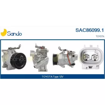 Compresseur, climatisation SANDO OEM 883100D320