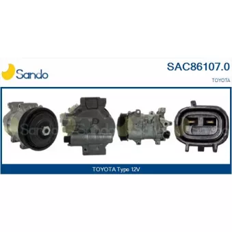 Compresseur, climatisation SANDO OEM 8831042510