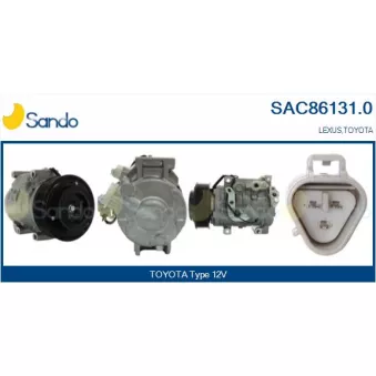 Compresseur, climatisation SANDO SAC86131.0