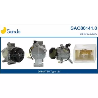 Compresseur, climatisation SANDO SAC86141.0