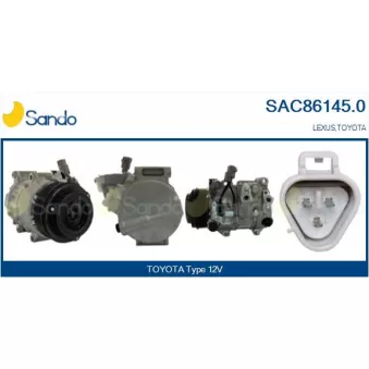 Compresseur, climatisation SANDO SAC86145.0