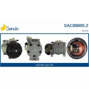 Compresseur, climatisation SANDO OEM S883201820