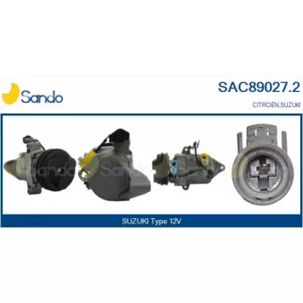 Compresseur, climatisation SANDO SAC89027.2
