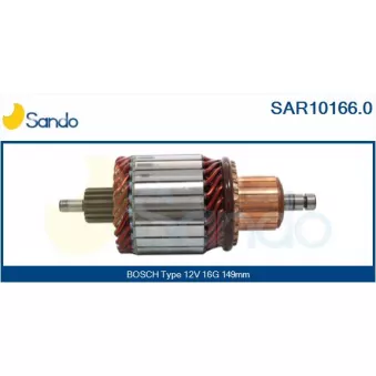 Induit, démarreur SANDO SAR10166.0