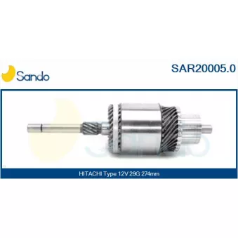Induit, démarreur SANDO OEM 5811210140