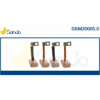 Balais, démarreur SANDO OEM JASX563 Balais, démarreur SANDO OEM JASX563