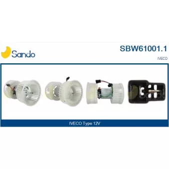 Pulseur d'air habitacle SANDO SBW61001.1