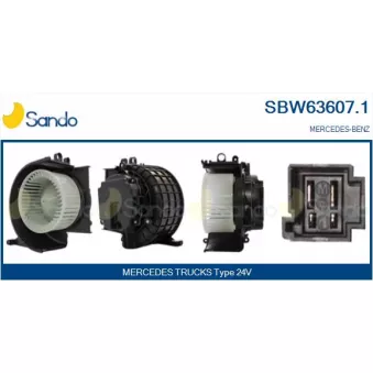Pulseur d'air habitacle SANDO SBW63607.1