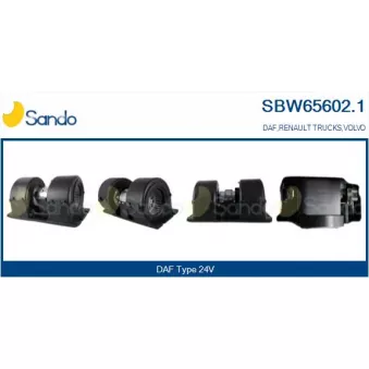 Pulseur d'air habitacle SANDO SBW65602.1