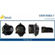 SANDO SBW70002.1 - Pulseur d'air habitacle