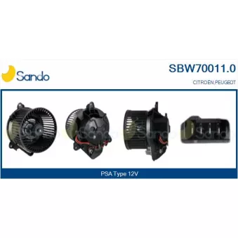 SANDO SBW70011.0 - Pulseur d'air habitacle