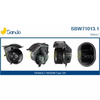 Pulseur d'air habitacle SANDO SBW71013.1