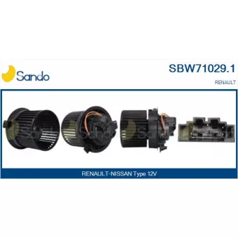 Pulseur d'air habitacle SANDO SBW71029.1