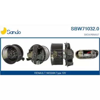 Pulseur d'air habitacle SANDO SBW71032.0
