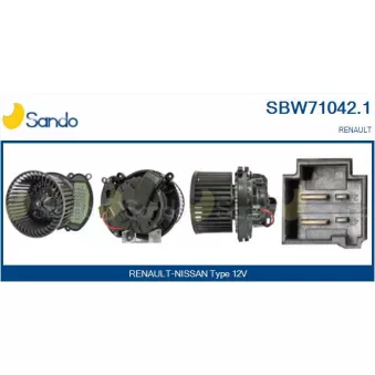Pulseur d'air habitacle SANDO SBW71042.1