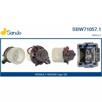 Pulseur d'air habitacle SANDO SBW71057.1