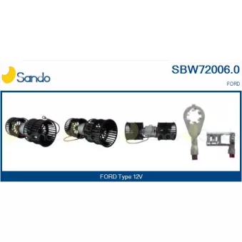 Pulseur d'air habitacle SANDO OEM 1015485