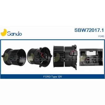Pulseur d'air habitacle SANDO SBW72017.1