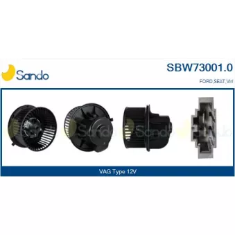 Pulseur d'air habitacle SANDO OEM XM2H18456AA
