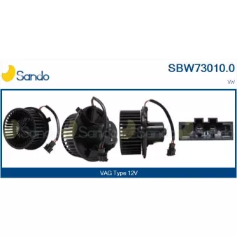 Pulseur d'air habitacle SANDO OEM 703820022