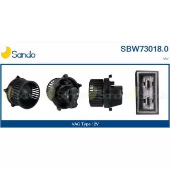 Pulseur d'air habitacle SANDO OEM 701819167