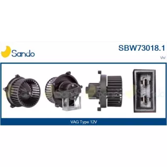 Pulseur d'air habitacle SANDO OEM 701819167