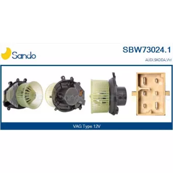 Pulseur d'air habitacle SANDO OEM 8D1820021B