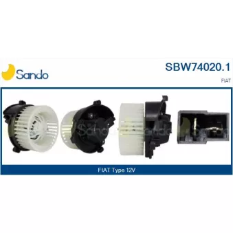 Pulseur d'air habitacle SANDO OEM 1307830080