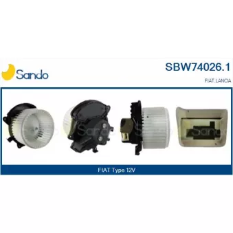 Pulseur d'air habitacle SANDO SBW74026.1