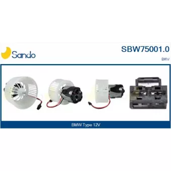 Pulseur d'air habitacle SANDO OEM 64119242607