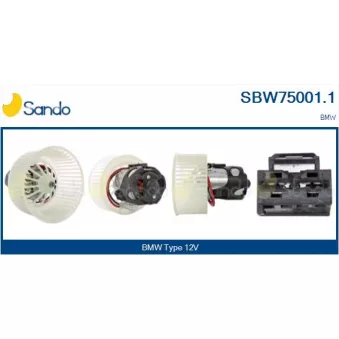 Pulseur d'air habitacle SANDO OEM 64119242607