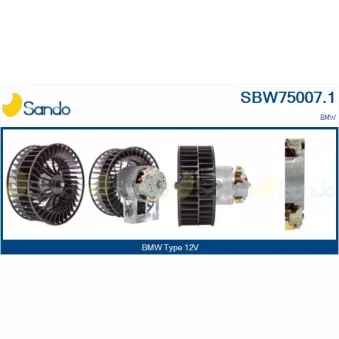 Pulseur d'air habitacle SANDO OEM 64118361913